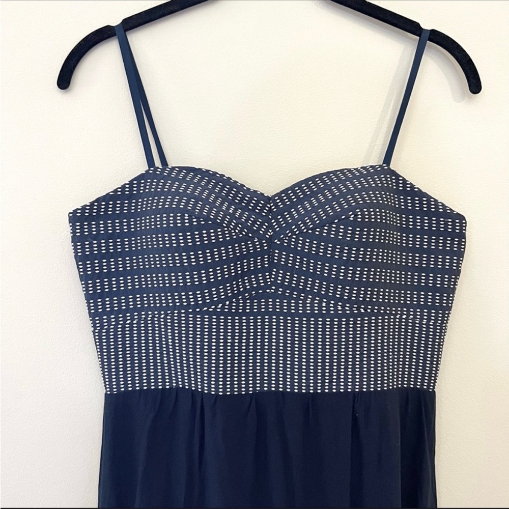 Navy blue maxi dress